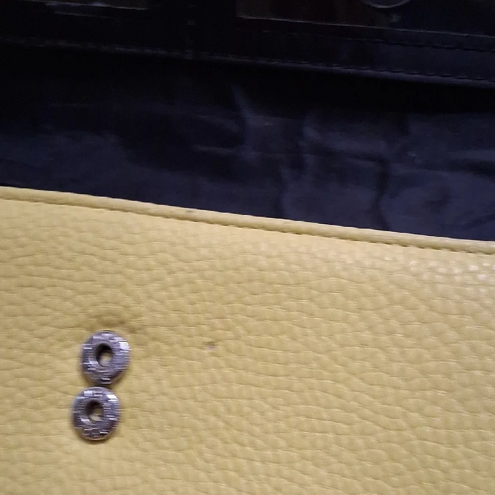 Yellow Textured Wallet - Picture 10 of 10